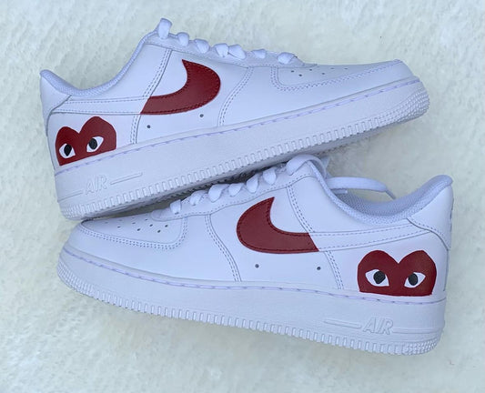 Custom nike air force x commes des garcons