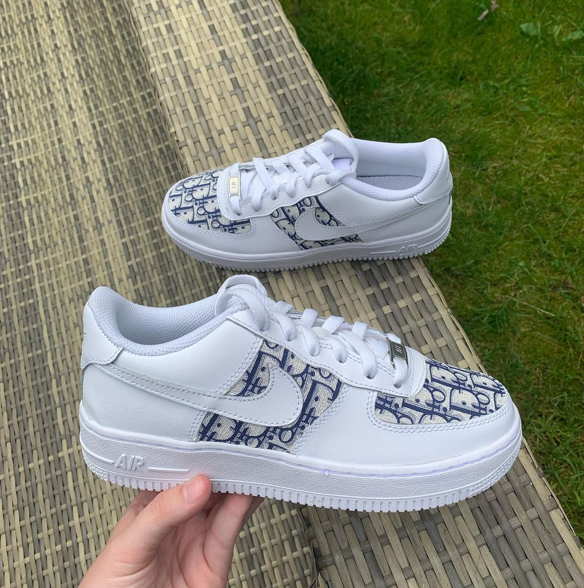 Custom nike dior- navy